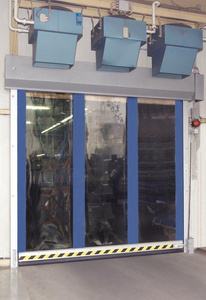 Folia PCV 200x2 Niebieska nietransparentna Ref. 154