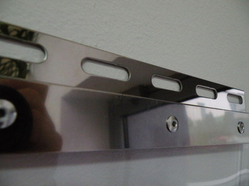 Płytki mocujące 200mm - stal nierdzewna 1.4016 / 430