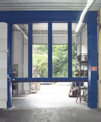 Folia PCV 200x2 Niebieska nietransparentna Ref. 154