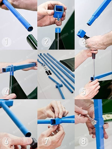 Parawan spawalniczy SCREENFLEX® KIT ECO 1500x1900mm