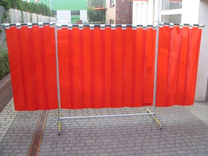 Folia spawalnicza SCREENFLEX ISO 25980 570x1 czerwona transparentna Ref. 301