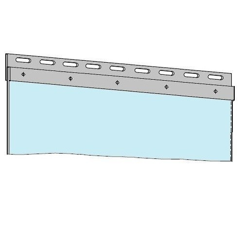 Płytki mocujące 400mm - stal nierdzewna 1.4016 / 430