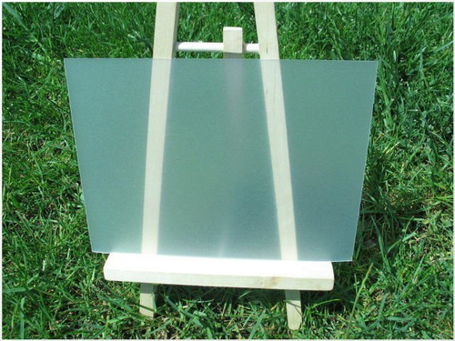 Folia PVC 300x3 Matowa półtransparentna Ref. 101 (rolka 50 mb)