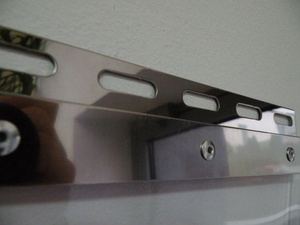 Płytki mocujące 200mm - stal nierdzewna 1.4016 / 430