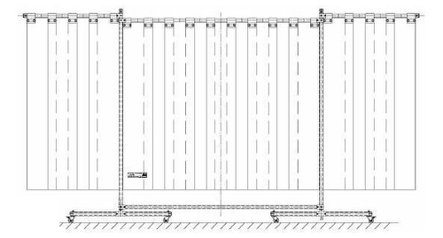 Parawan spawalniczy RK-ZW3 4000x2000mm
