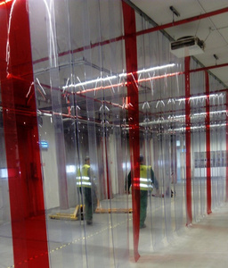 Folia PVC 300x3 Czerwona transparentna Ref. 141 (rolka 50 mb)