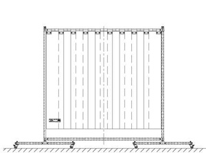 Parawan spawalniczy RK-ZW1 2000x2000mm