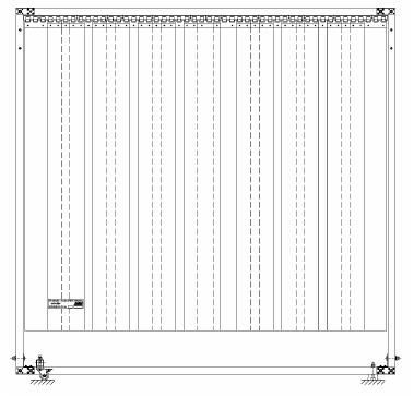 Parawan spawalniczy PZ ZS1-30 2000x2000mm